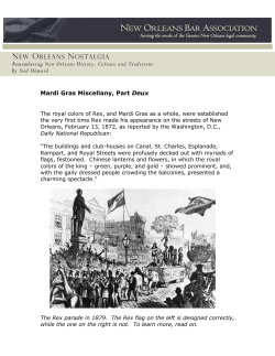 new orleans nostalgia - New Orleans Bar Association
