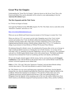 The War Expands and the Tide Turns