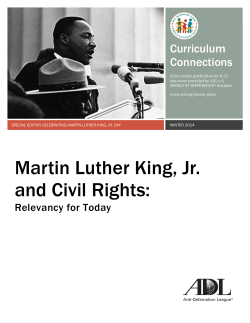 Martin Luther King, Jr. and Civil Rights - Anti