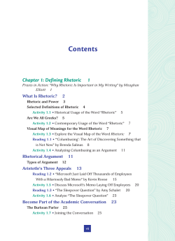 Contents - Fountainhead Press