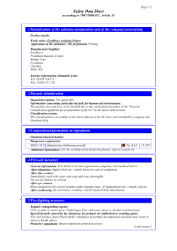 Safety Data Sheet