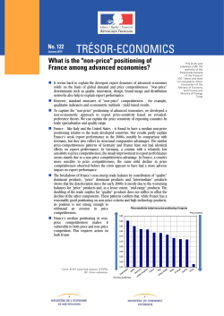 "non-price" positioning of France among advanced economies?