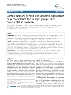 Complementary genetic and genomic approaches help characterize