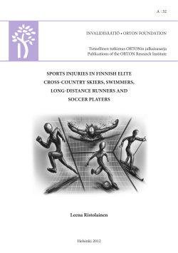 Sports injuries in Finnish elite cross