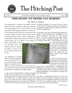The Hitching Post - Ravena Coeymans Historical Society