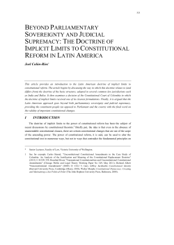 beyond parliamentary sovereignty and judicial supremacy