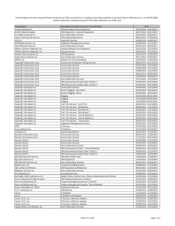 Counterparty Description of Goods or Services to be Provided Term