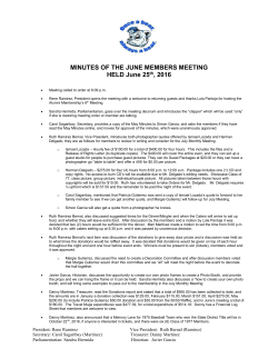 Minutes of the 6th (June) Meeting - PDF