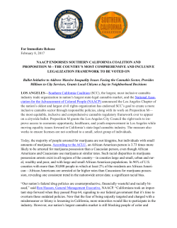 SCC NAACP Press Release FINAL - Southern California Coalition
