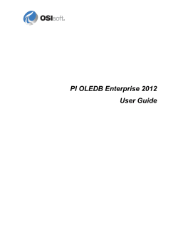 *PI OLEDB Enterprise User Guide