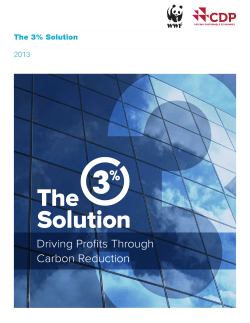 The 3% Solution