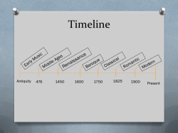 Timeline - SPX Enrichment Classes