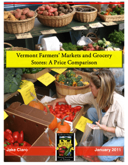Farmers` Market Pricing Study