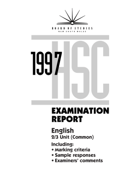 2/3 Unit (Common) - Board of Studies