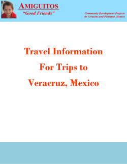 Travel Information For Trips to Veracruz, Mexico