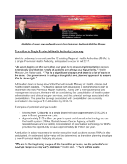 Saskatoon Southeast Newsletter