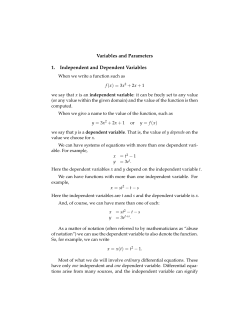 18.03SCF11 text: Variables and Parameters