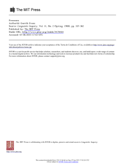 Pronouns - Princeton University