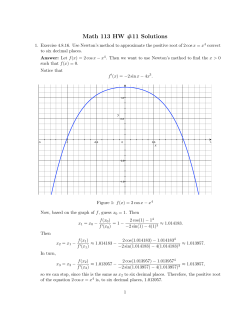Math 113 HW #11 Solutions