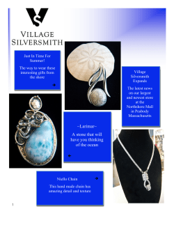 Larimar~ A stone that will have you thinking of the ocean