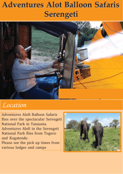 Adventures Aloft Balloon Safaris