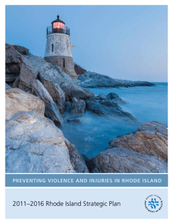 2011&ndash;2016 Rhode Island Strategic Plan