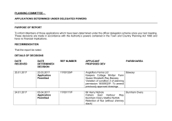 Delegated list - 080517 , item PC110: PDF 131 KB