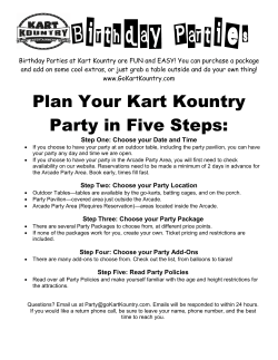 Birthday Parties at Kart Kountry are FUN and EASY!