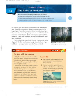 The Roles of Producers