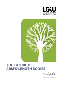 Future of arms length bodies