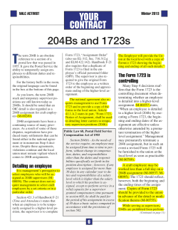 204b and 1723 grievances - NALC