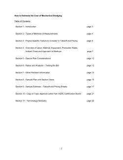 How to Estimate the Cost of Mechanical Dredging Table of Contents
