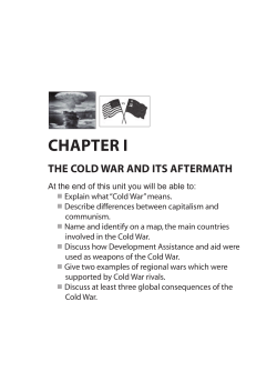 coldwar and aftermatch