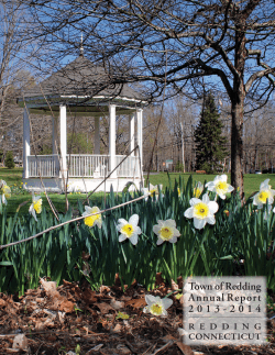 Town of Redding Annual Report 2013-2014