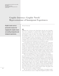 Graphic Journeys: Graphic Novels` Representations of Immigrant