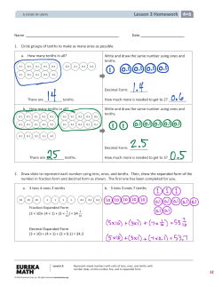 Lesson 3 Homework 4&bull;6
