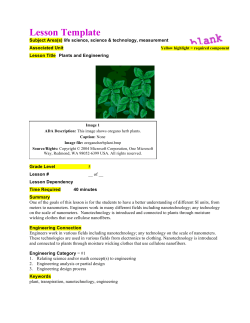Plants and Engineering - GK-12 Program at the University of Houston
