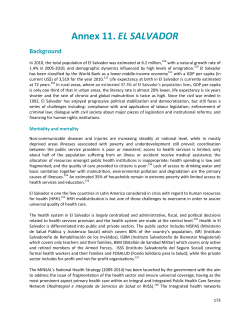 Annex 11. EL SALVADOR - World Health Organization