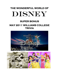 The Wonderful World of Disney: Trivia PDF - WSO