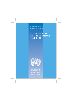 united nations military symbols handbook