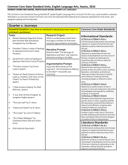 Common Core Unit