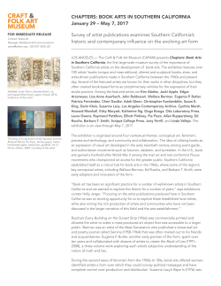 Chapters: Book Arts in Southern California