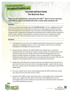 BBTW BioCircle Teacher Guide
