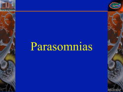 Parasomnias