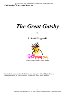 The Great Gatsby - Idiomorphic