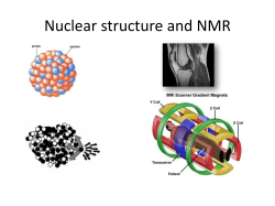 Nuclear structure and NMR