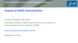 Impact of Adult Immunization - American College of Physicians