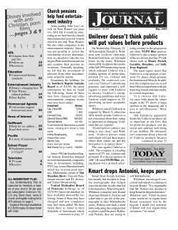 Unilever doesn`t think public will put values before