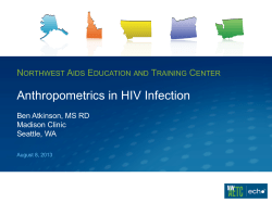 Anthropometrics in HIV Infection PDF