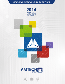 annual report - Amtech Systems, Inc.